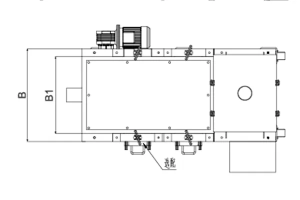 Cross Belt Magnetic Drum Separator