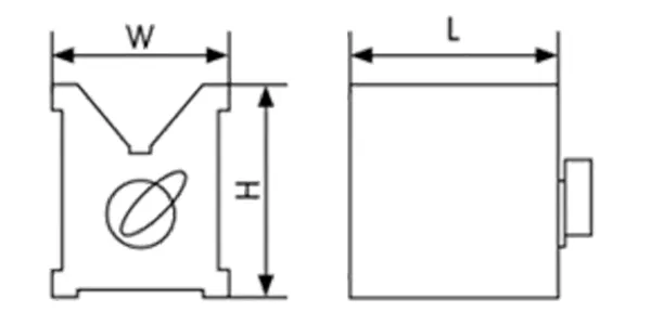 Magnetic Triangle Stand (90 Degree V Angle)